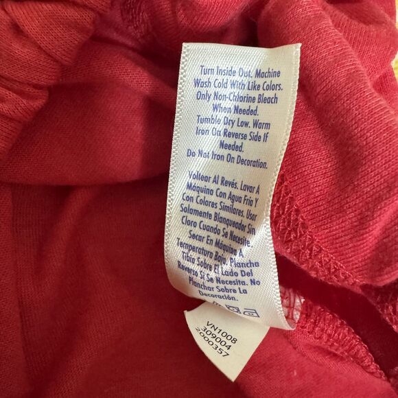 Limited Too Girls California Crop T-Shirt Top Blouse Red White M 10 NWT - Picture 11 of 11